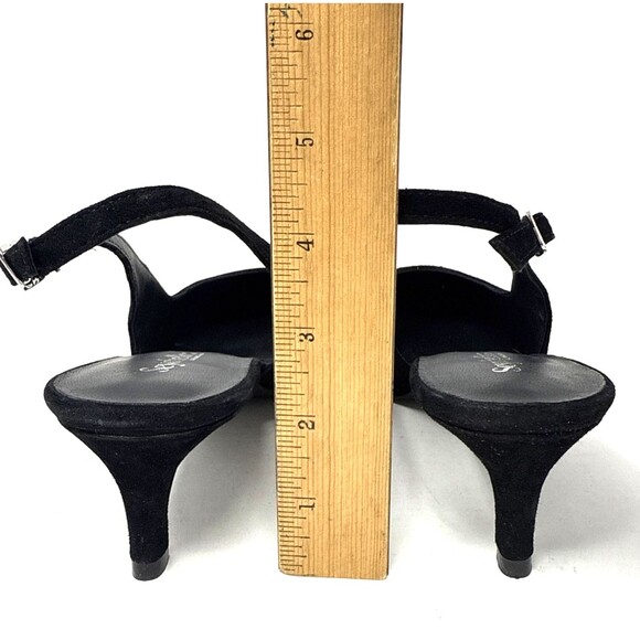 Seychelles Candlelight Slingback Pump Womens Sz 9 Suede Pointed Toe Kitten Heel - Picture 7 of 14